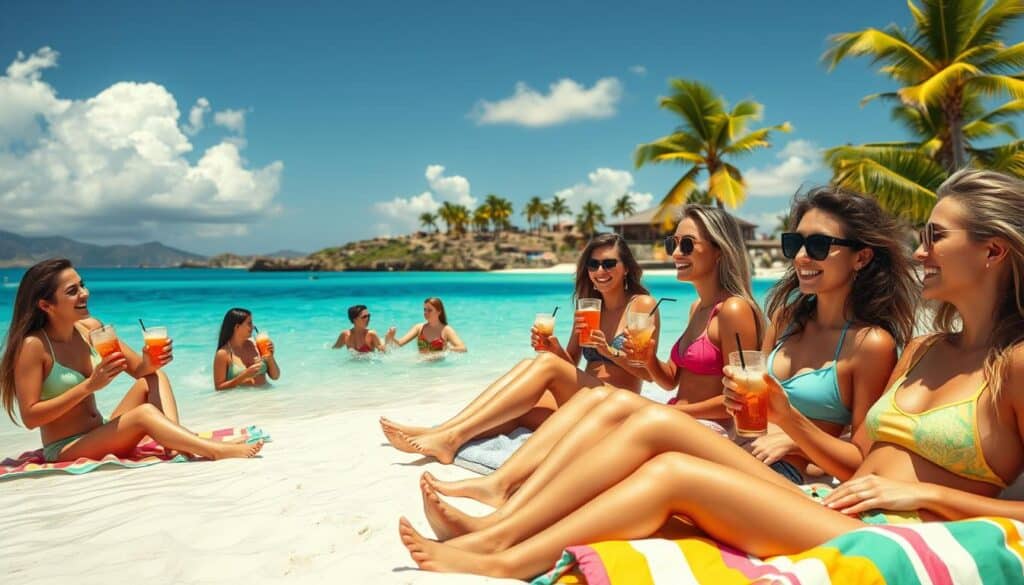 beach girls trip ideas